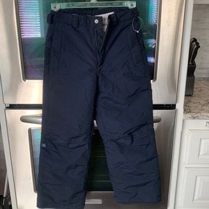 Youth Columbia navy snow ski pants